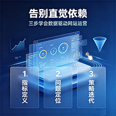广安建站-告别直觉依赖：三步学会数据驱动网站运营
