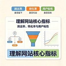 广安建站-理解网站核心指标：跳出率、转化率与用户粘性
