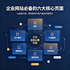 广安建站-企业网站必备的六大核心页面